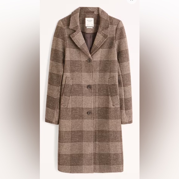 Abercrombie & Fitch Wool-Blend Coat - Picture 3 of 6